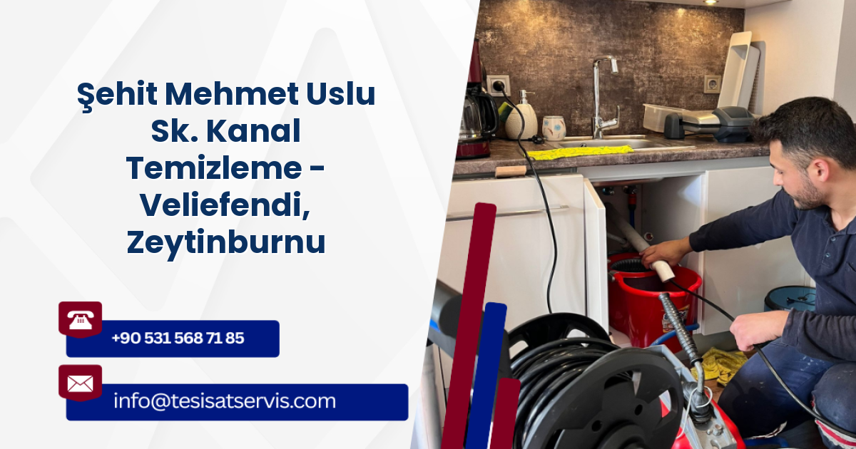 Şehit Mehmet Uslu Sk. Kanal Temizleme - Veliefendi, Zeytinburnu