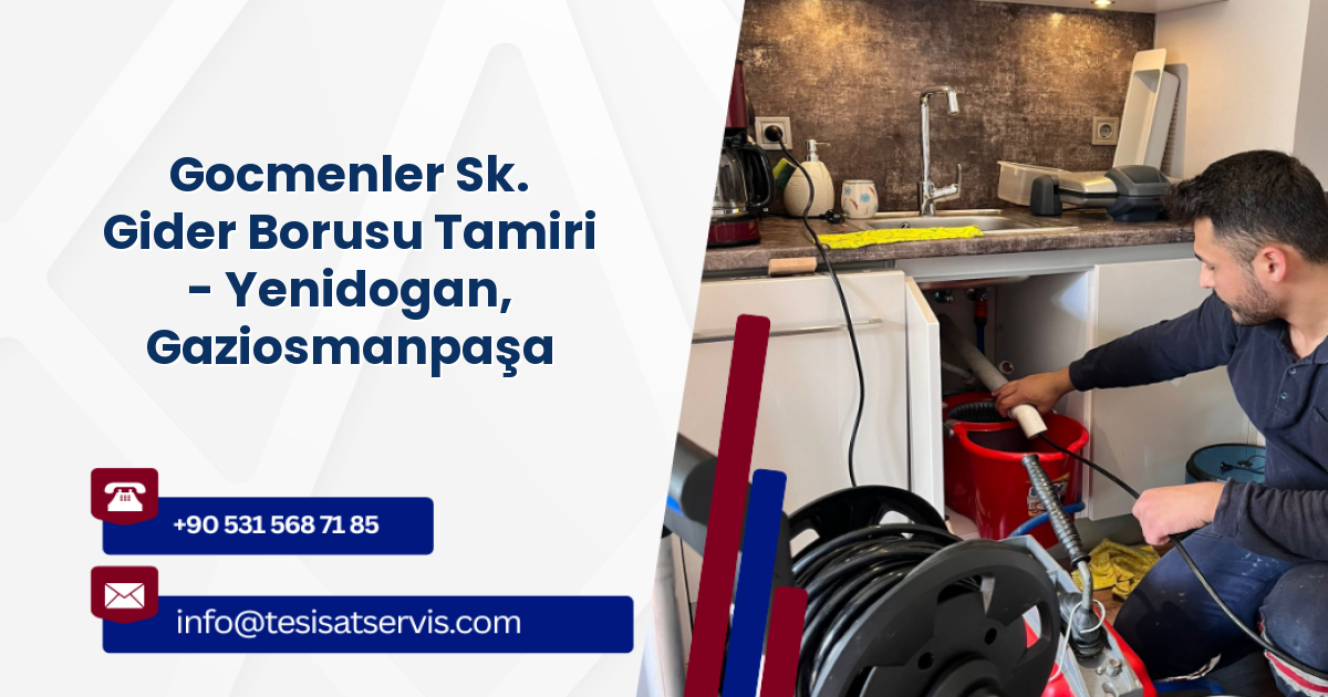 Gocmenler Sk. Gider Borusu Tamiri - Yenidogan, Gaziosmanpaşa