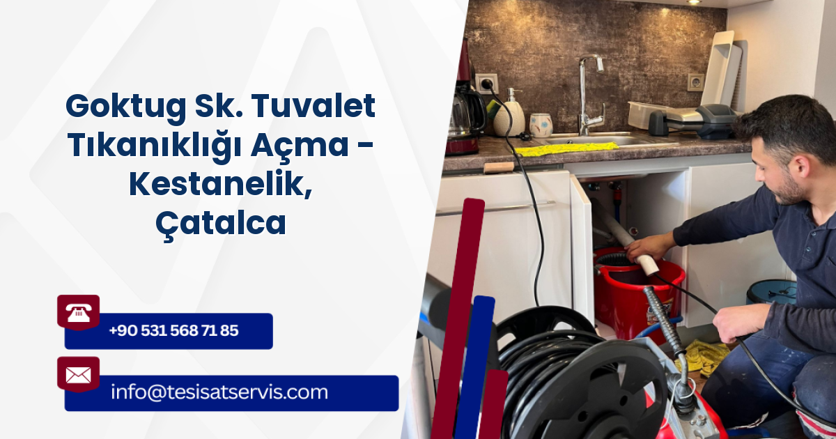 Goktug Sk. Tuvalet Tıkanıklığı Açma - Kestanelik, Çatalca