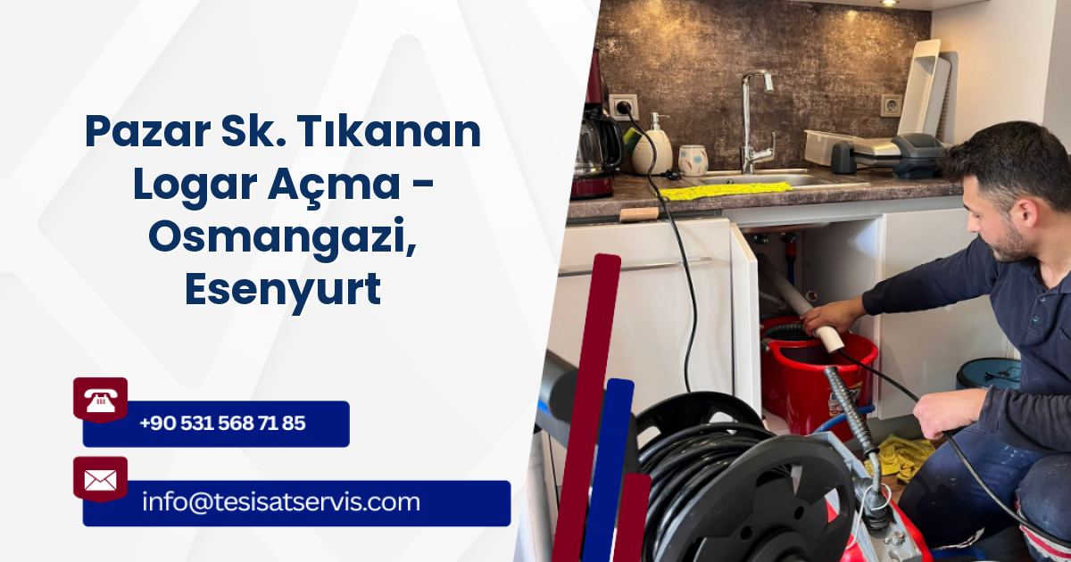 Pazar Sk. Tıkanan Logar Açma - Osmangazi, Esenyurt